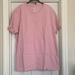 The Trnchs Men's Pink Short-Sleeve Crewneck Shirt